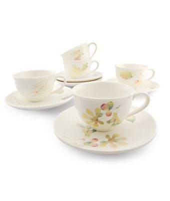 Watercolour Tea Cup Set